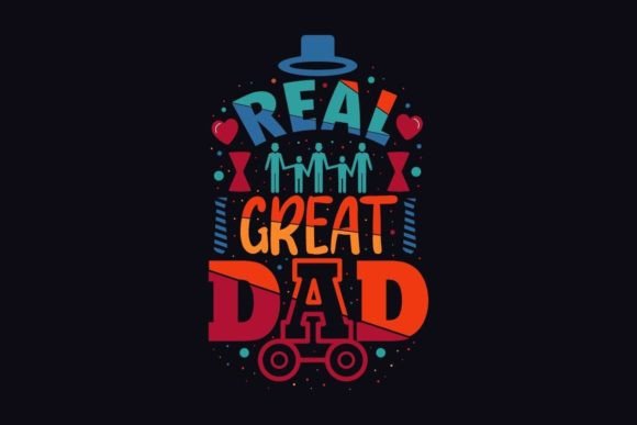 Father’s Day T-Shirt Design SVG for Crafts and Graphics