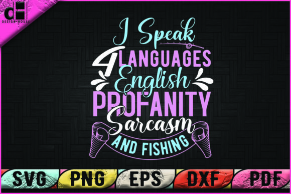 Fishing T-shirt Design SVG for Crafts and Graphics