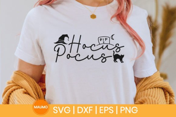 Hocus Pocus Halloween Svg Quote for Crafts and Graphics